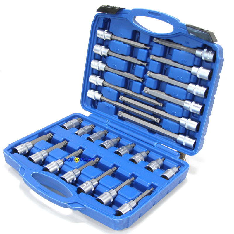 스플라인비트소켓 26PCS M소켓 12각별소켓