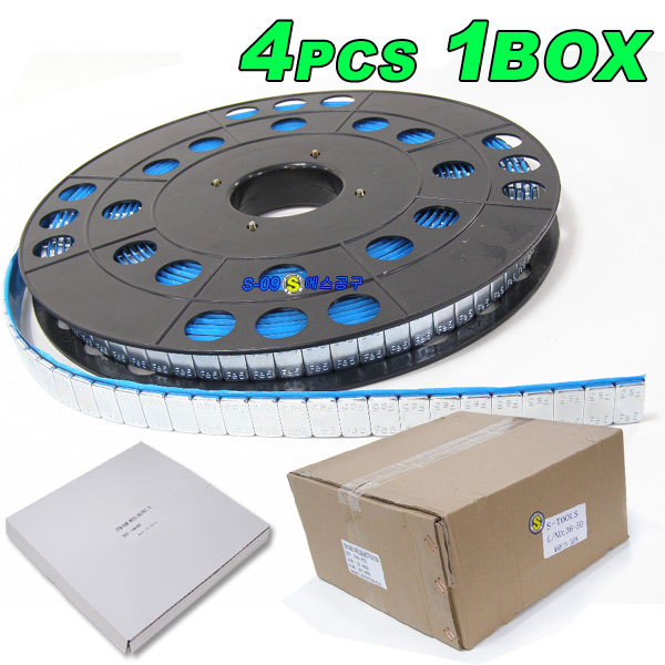 납 롤타입 테입식 접착 붙이는납 5g x 4000ea 4PCS 1박스