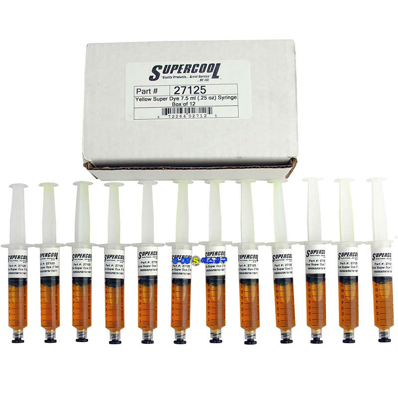 형광물질 형광염료 형광액12pcs 1박스 주사기타입