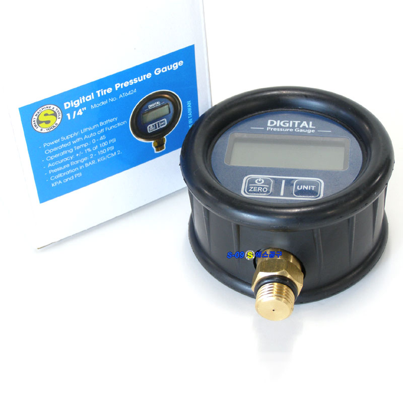 디지털타이어원형게이지 고급형 디지털압력게이지