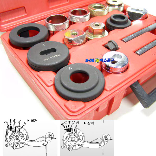 부싱교환공구(BMW-후륜/E36/E46)