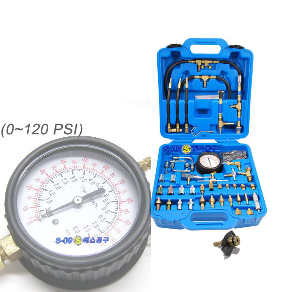 연료압력테스터세트 (가솔린,전차종) 연료 압력 게이지