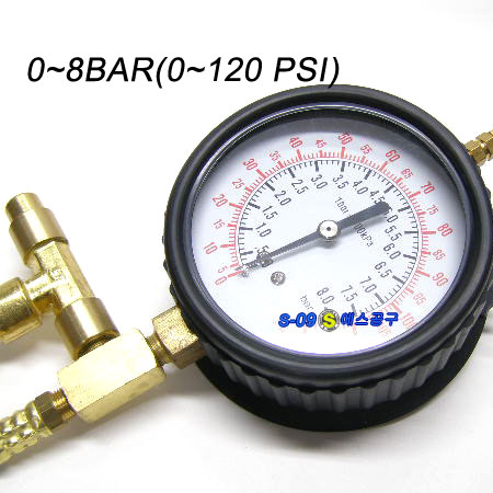 연료압력테스터세트 (가솔린,전차종) 연료 압력 게이지