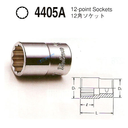 소켓 코켄1/2"12각inch